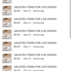 3 failed payment items from live show